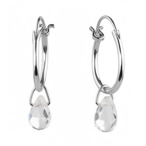 Stříbrné náušnice s Křišťálem kapky