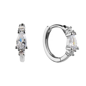 Stříbrné náušnice s Zirkonem