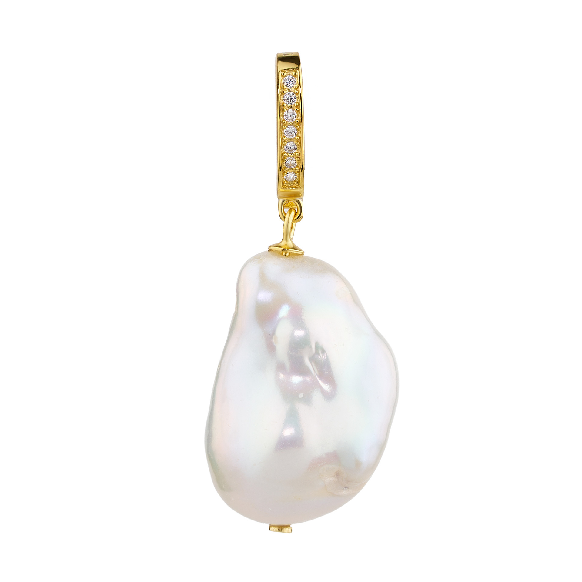 Pozlacený přívěsek s Perlou Baroque