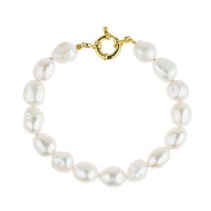 Pozlacený náramek s Perlami