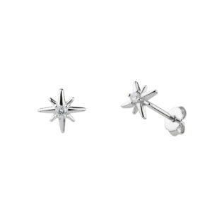 Stříbrné náušnice Pecky se Zirkonem