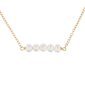 Pozlacený náhrdelník s Perlami