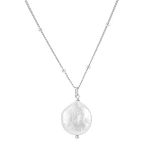Stříbrný náhrdelník s Perlou Baroque
