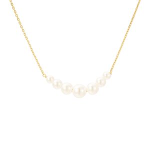 Pozlacený náhrdelník s Perlami