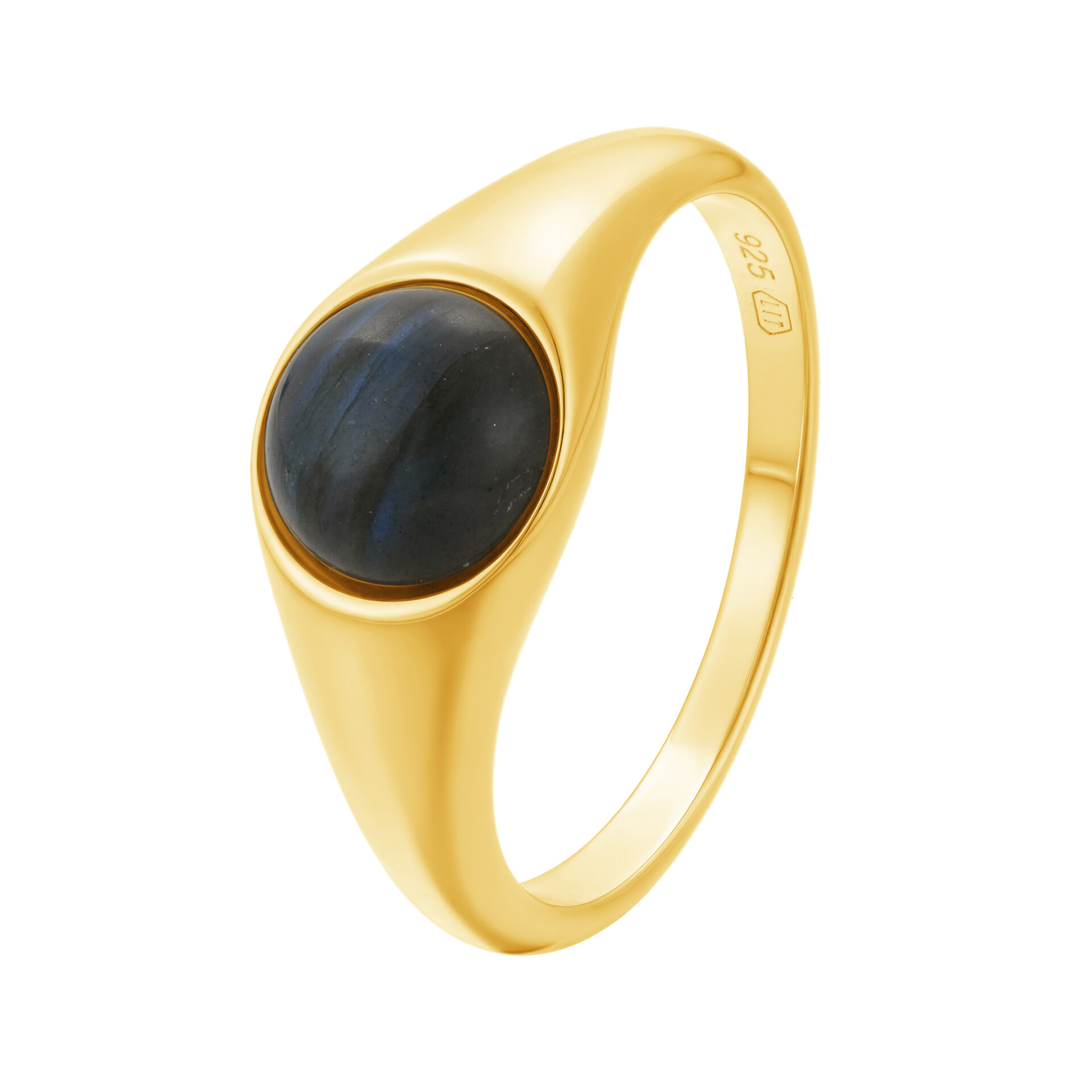 Pozlacený prsten s Labradoritem