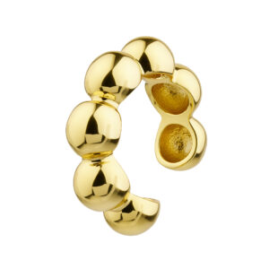 Pozlacené Ear Cuff Bubble