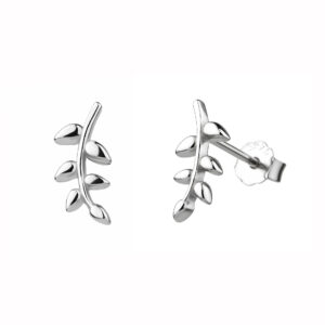 Stříbrné náušnice Spring