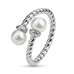Stříbrný prsten s Perlou