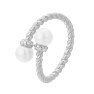 Stříbrný prsten s Perlou