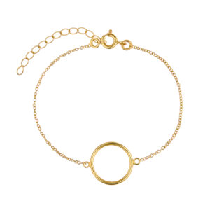 Pozlacený náramek Karma