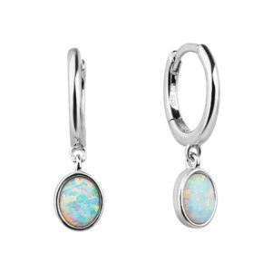 Stříbrné náušnice s Opálem