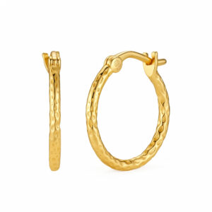 Pozlacené kruhy tepané